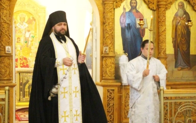 Епископ Сергий возглавил Всенощное бдение накануне Недели 7-й по Пасхе