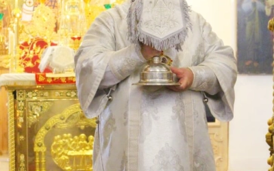 Архиерейское богослужение в Троицкую родительскую субботу