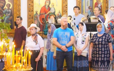 Престольный праздник в Свято-Троицком кафедральном соборе