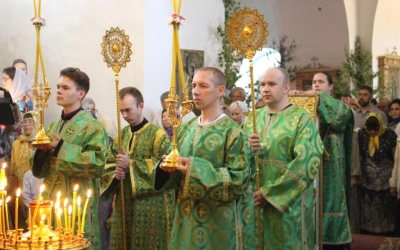 Престольный праздник в Свято-Троицком кафедральном соборе