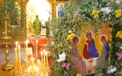 Архипастырское служение в День Святого Духа