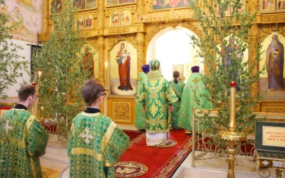 Архипастырское служение в День Святого Духа