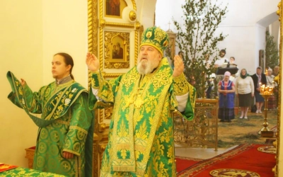 Архипастырское служение в День Святого Духа