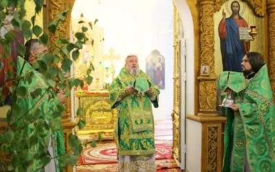Архипастырское служение в День Святого Духа
