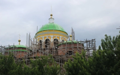 Крестный ход к храму Святой Троицы д. Федяево