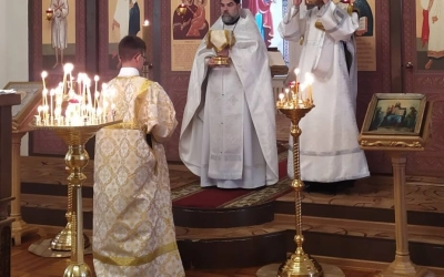 Троицкая родительская суббота в Тихвинском храме г. Гагарин