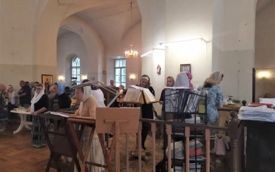 Троицкая родительская суббота в Тихвинском храме г. Гагарин