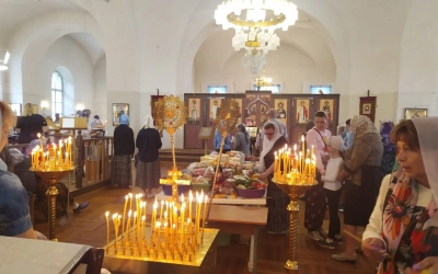 Троицкая родительская суббота в Тихвинском храме г. Гагарин