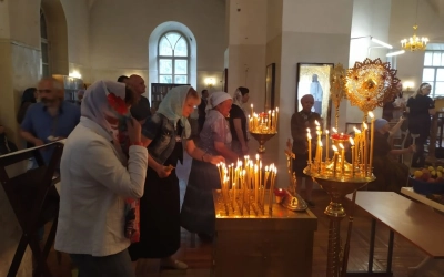 Троицкая родительская суббота в Тихвинском храме г. Гагарин