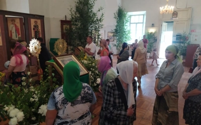 День Святого Духа в Тихвинском храме г. Гагарин