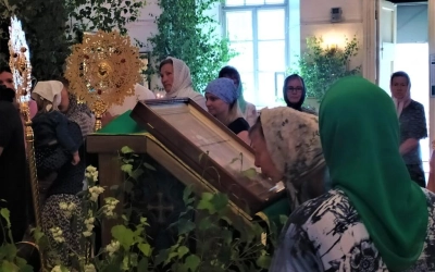 День Святого Духа в Тихвинском храме г. Гагарин