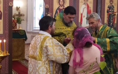 День Святого Духа в Тихвинском храме г. Гагарин