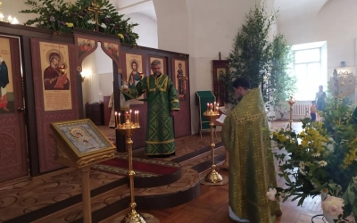 День Святого Духа в Тихвинском храме г. Гагарин