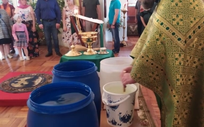 День Святого Духа в Тихвинском храме г. Гагарин