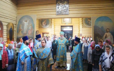Престольный праздник в храме Владимирской иконы Божией Матери