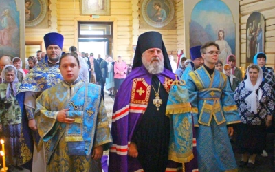 Престольный праздник в храме Владимирской иконы Божией Матери