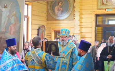 Престольный праздник в храме Владимирской иконы Божией Матери