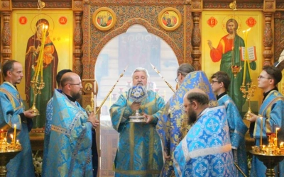 Престольный праздник в храме Владимирской иконы Божией Матери