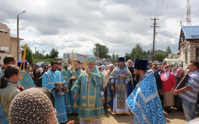 Престольный праздник в храме Владимирской иконы Божией Матери