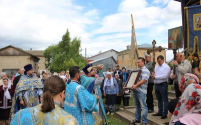 Престольный праздник в храме Владимирской иконы Божией Матери