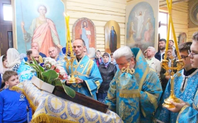 Престольный праздник в храме Владимирской иконы Божией Матери