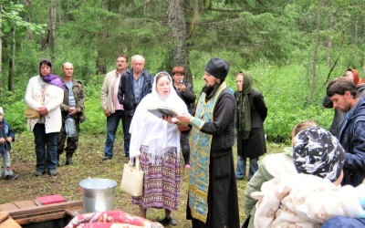 Крестный Ход от деревни Новые Дворы до Святого источника Владимирской иконы Божией Матери