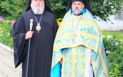 Праздничная Божественная литургия в день Тихвинской иконы Божией Матери