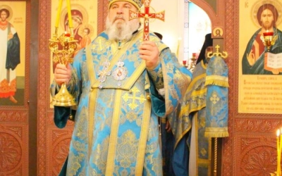 Праздничная Божественная литургия в день Тихвинской иконы Божией Матери