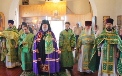 праздничное Богослужение в храме преподобного Сампсона странноприимца г. Вязьма