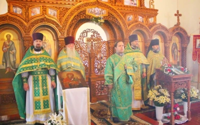 праздничное Богослужение в храме преподобного Сампсона странноприимца г. Вязьма