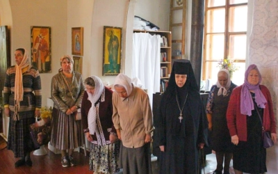 праздничное Богослужение в храме преподобного Сампсона странноприимца г. Вязьма