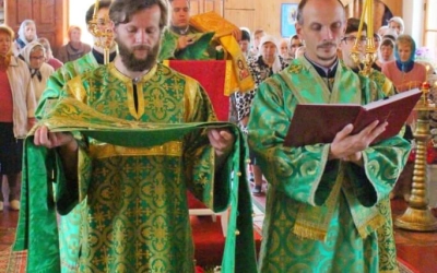 праздничное Богослужение в храме преподобного Сампсона странноприимца г. Вязьма