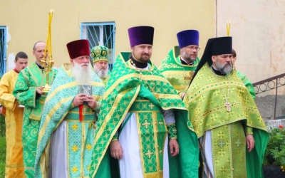 праздничное Богослужение в храме преподобного Сампсона странноприимца г. Вязьма