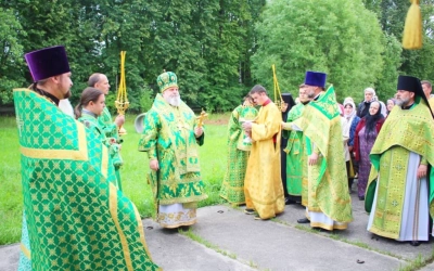 праздничное Богослужение в храме преподобного Сампсона странноприимца г. Вязьма