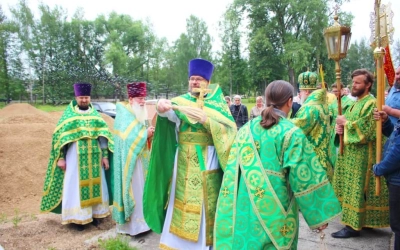 праздничное Богослужение в храме преподобного Сампсона странноприимца г. Вязьма