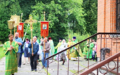 праздничное Богослужение в храме преподобного Сампсона странноприимца г. Вязьма