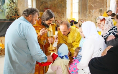 Архиерейское Богослужение в храме Петра и Павла г. Вязьмы