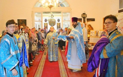 Престольный праздник в храме Ахтырской иконы Божией Матери