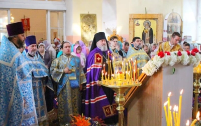 Престольный праздник в храме Ахтырской иконы Божией Матери