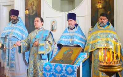 Престольный праздник в храме Ахтырской иконы Божией Матери