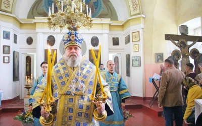 Престольный праздник в храме Ахтырской иконы Божией Матери