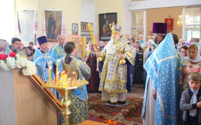 Престольный праздник в храме Ахтырской иконы Божией Матери