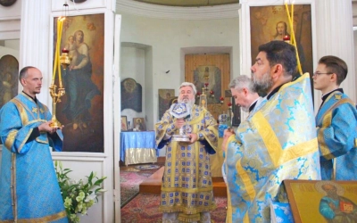 Престольный праздник в храме Ахтырской иконы Божией Матери