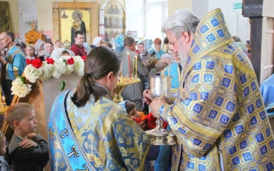 Престольный праздник в храме Ахтырской иконы Божией Матери