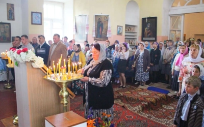 Престольный праздник в храме Ахтырской иконы Божией Матери