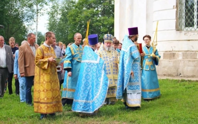 Престольный праздник в храме Ахтырской иконы Божией Матери