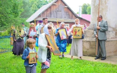 Престольный праздник в храме Ахтырской иконы Божией Матери