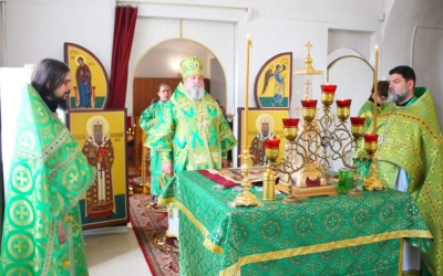 Преосвященнейший Епископ Сергий возглавил праздничную Божественную литургию