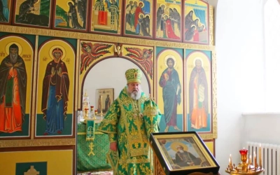 Преосвященнейший Епископ Сергий возглавил праздничную Божественную литургию