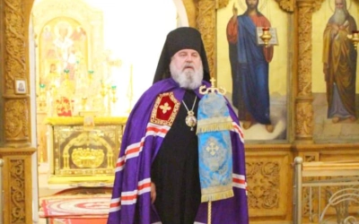 Божественная литургия в Неделю 5-ю по Пятидесятнице, в день воспоминания явления иконы Пресвятой Бог